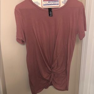 Bobi LA front knot T-shirt